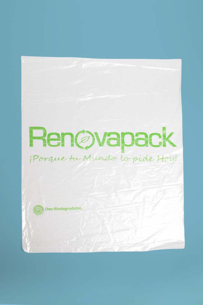 Bolsa Transparente Biodegradable 40x50