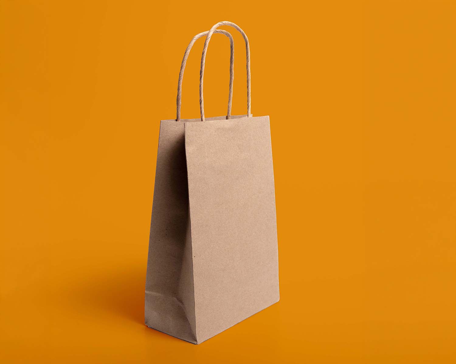 Bolsa Biodegradable Kraft con Asa 14