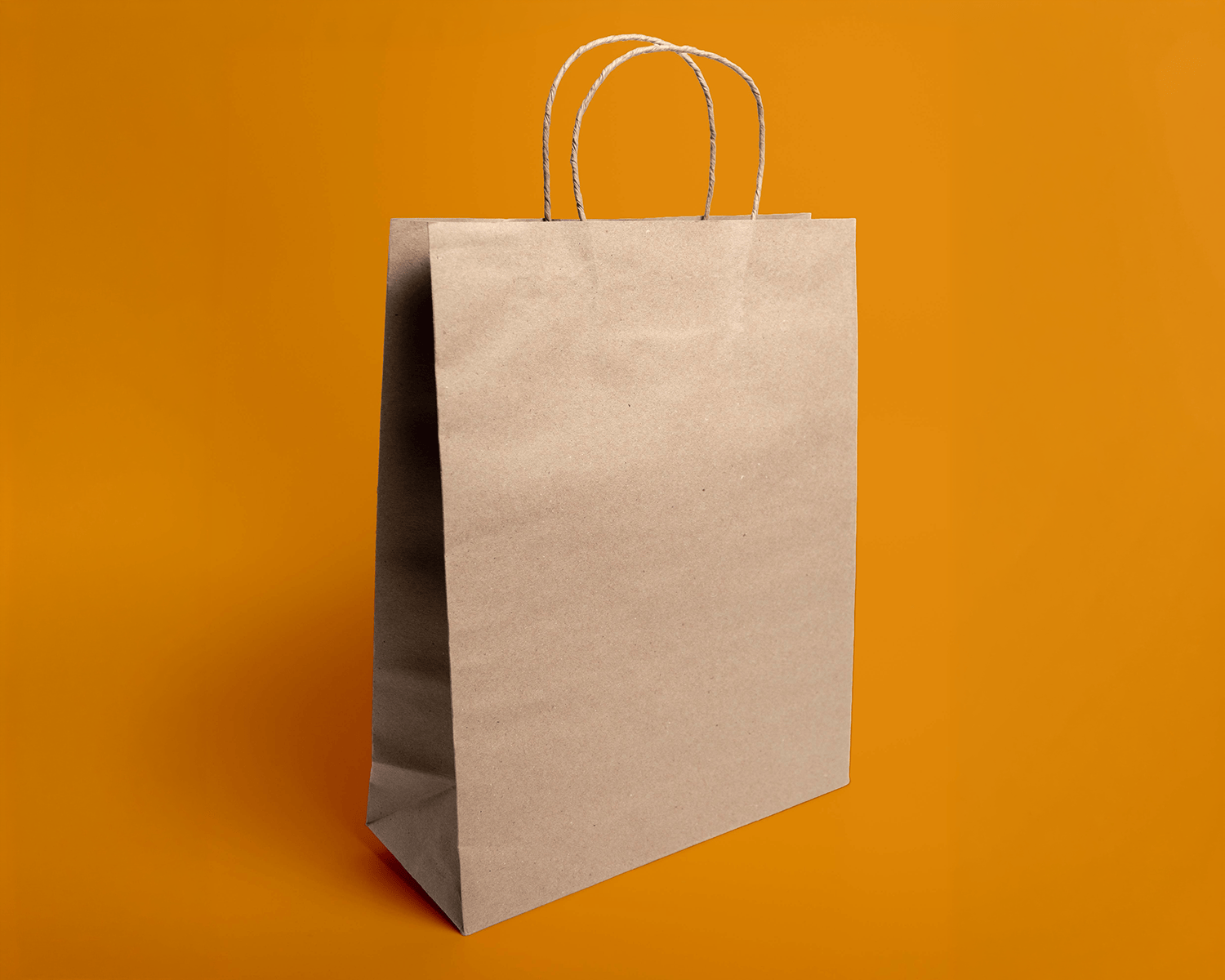 Bolsa Biodegradable Kraft con Asa 16