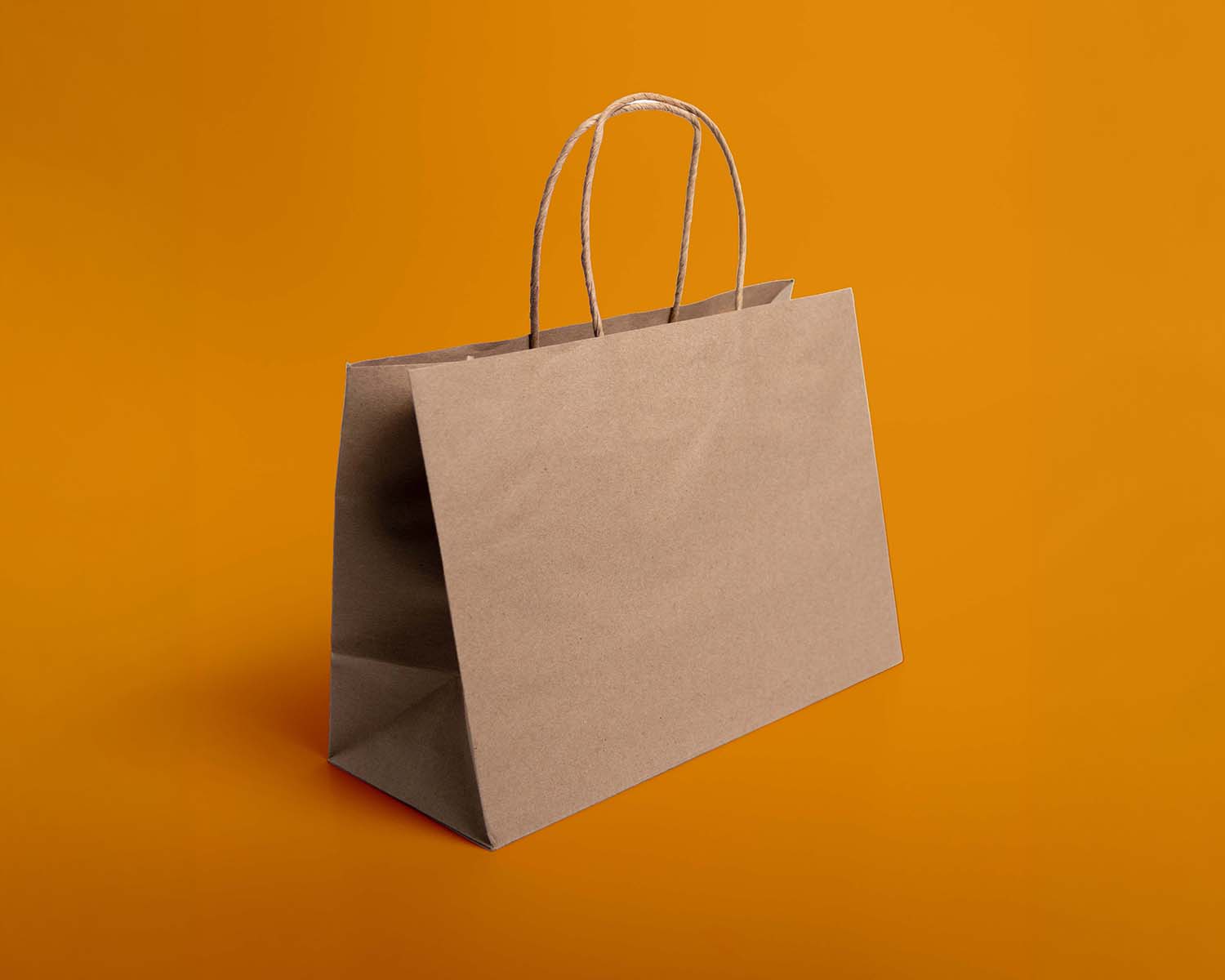 Bolsa Biodegradable Kraft con Asa 19