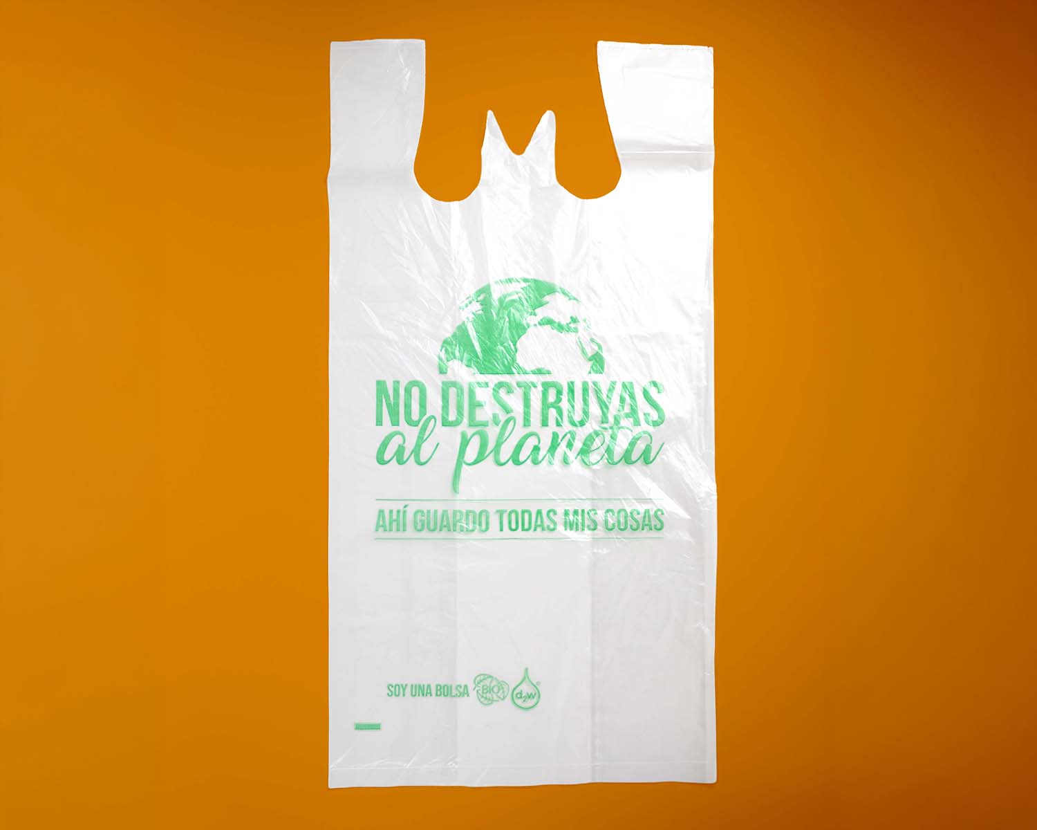 Bolsa Biodegradable de Camiseta Grande