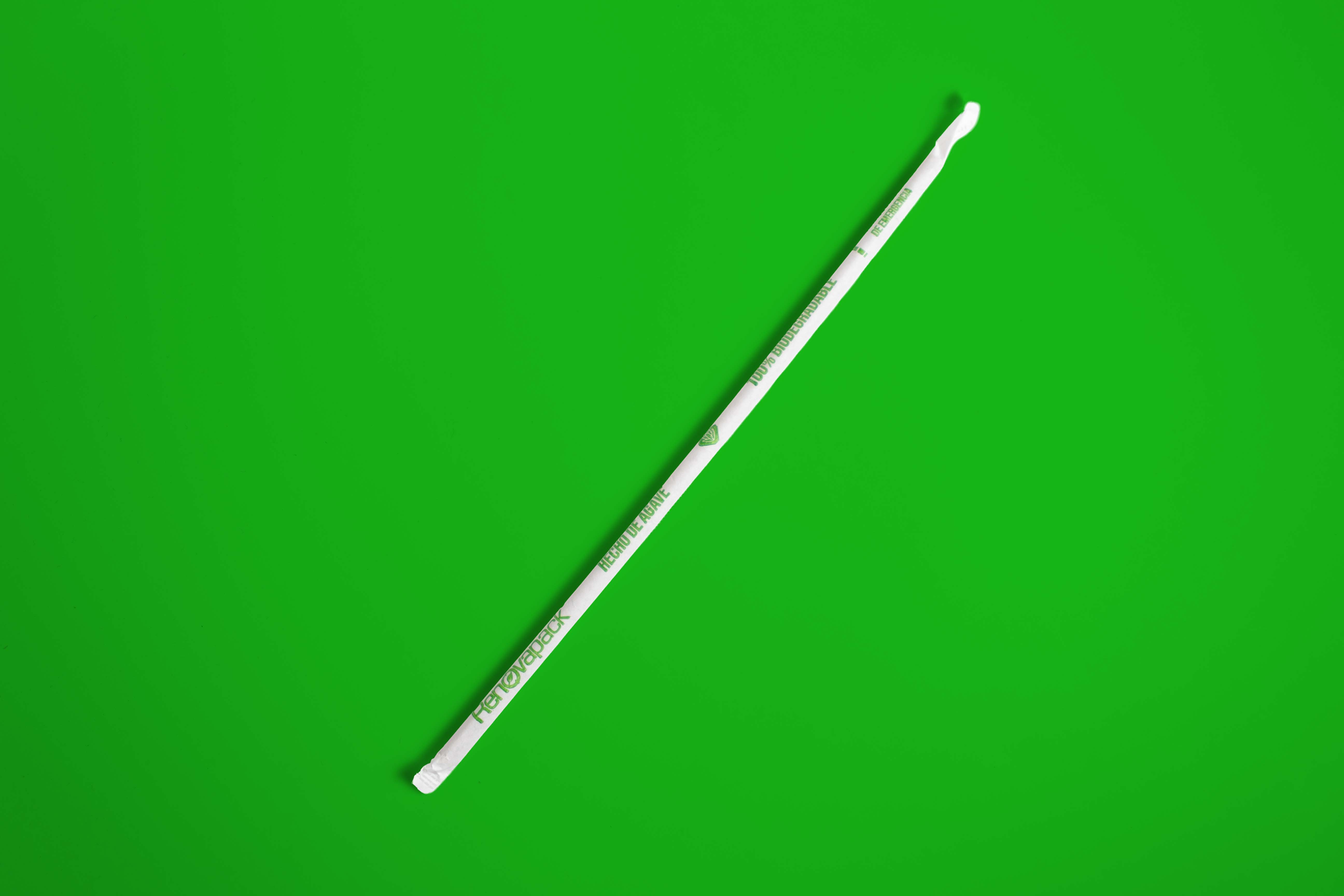 Popote Biodegradable Estuchado Agave 26 cm
