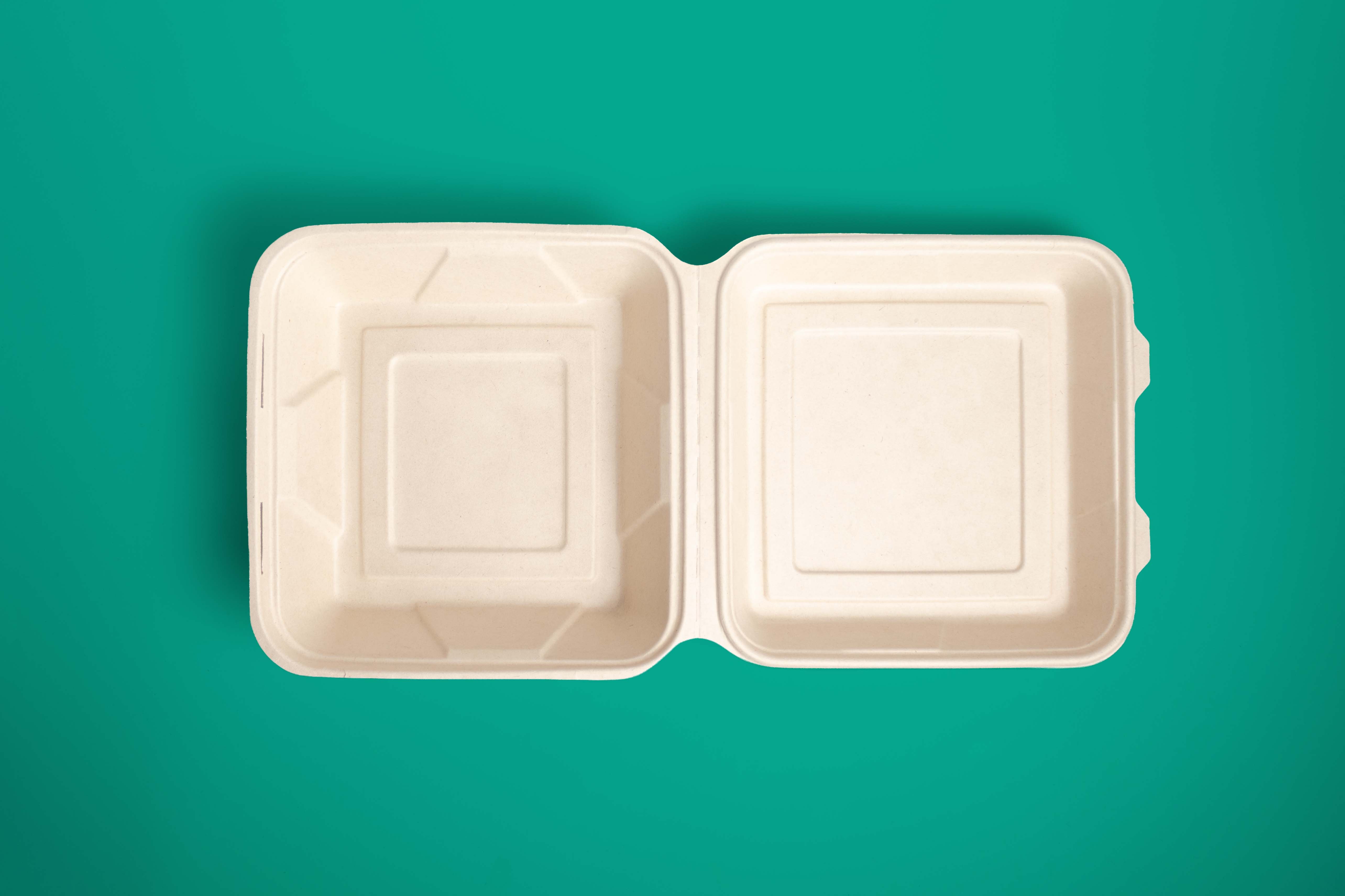 Contenedor Biodegradable 9x9x3