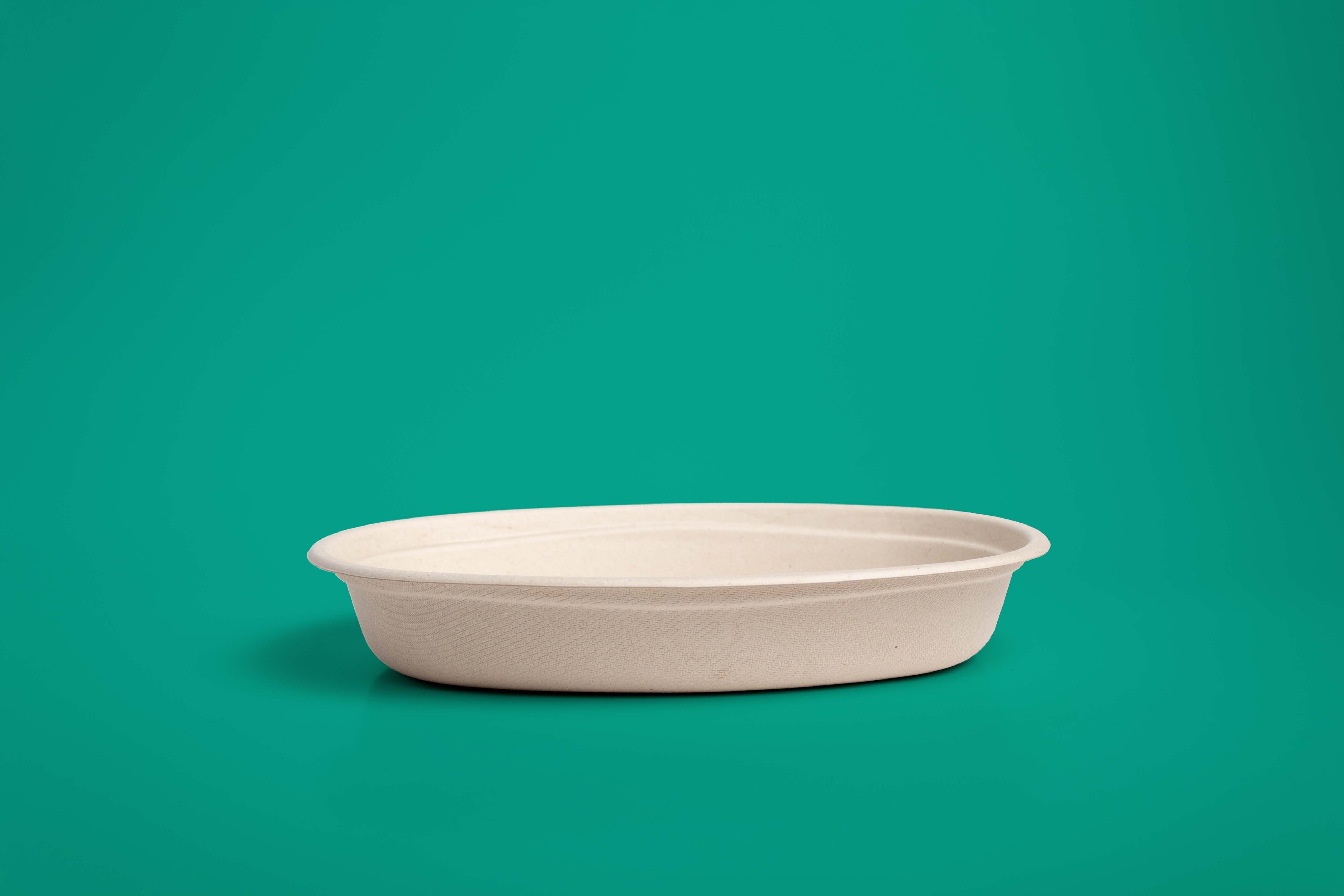 Contenedor Ovalado 32oz Biodegradable