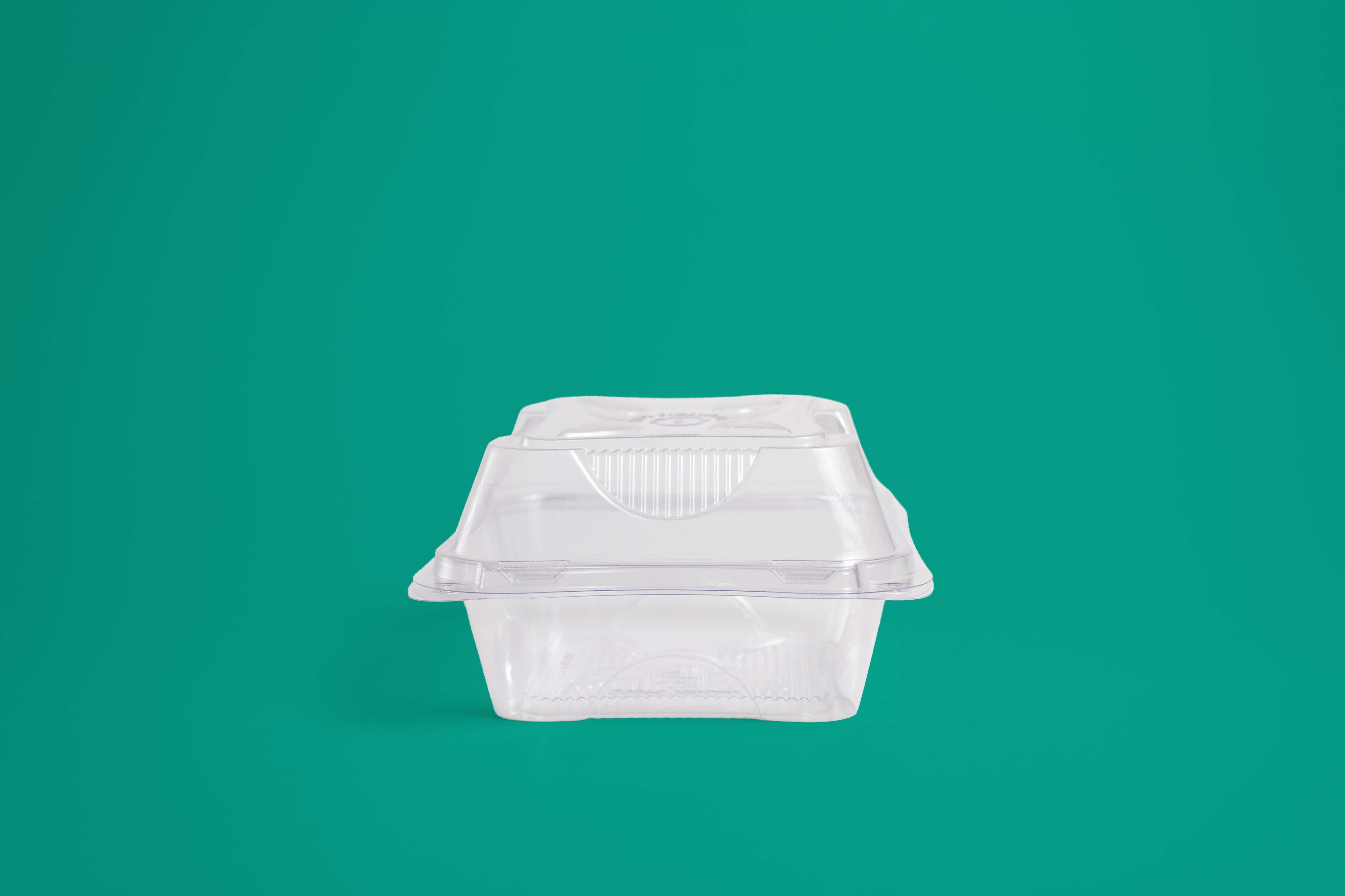 Contenedor Transparente 6x6x3 Biodegradable