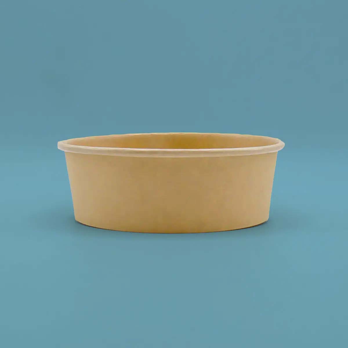 Ensaladera Desechable de Papel Kraft 24 oz