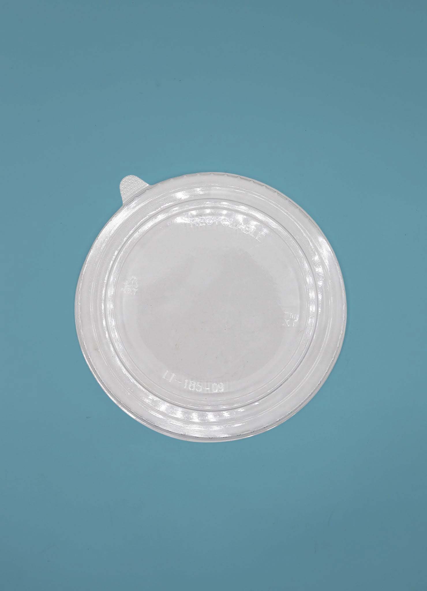 Tapa Desechable Transparente para Ensaladera de Papel 44 oz