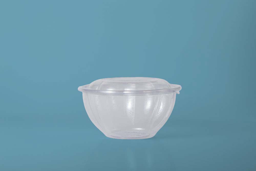 Ensaladera transparente biodegradable de 32 oz