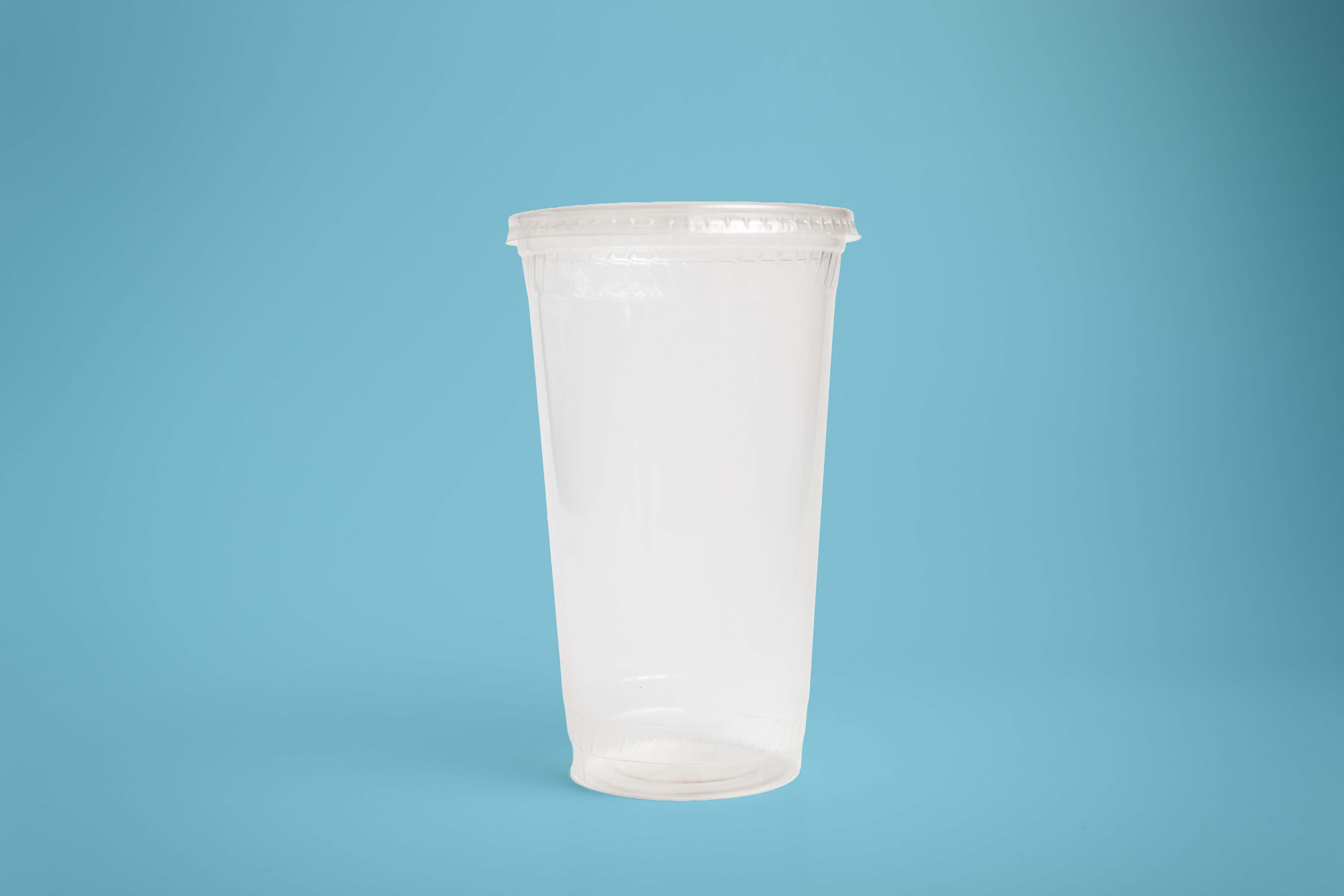 Tapa plana biodegradable vaso 32oz
